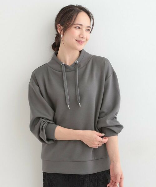 SHOO・LA・RUE / シューラルー カットソー | 【S-LL】なめらかタッチ もちさら ニュアンス襟トップス | 詳細1