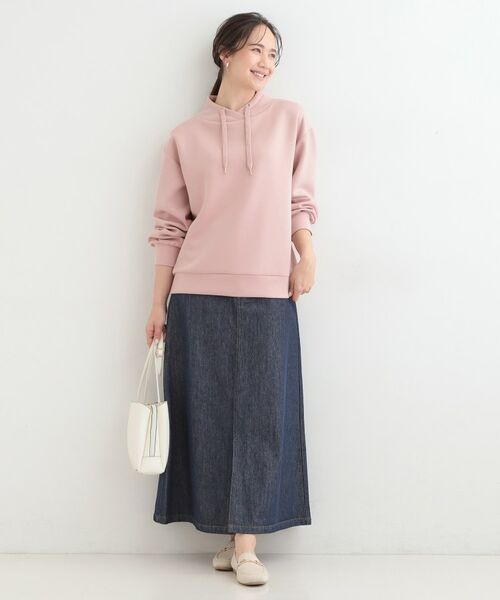 SHOO・LA・RUE / シューラルー カットソー | 【S-LL】なめらかタッチ もちさら ニュアンス襟トップス | 詳細11