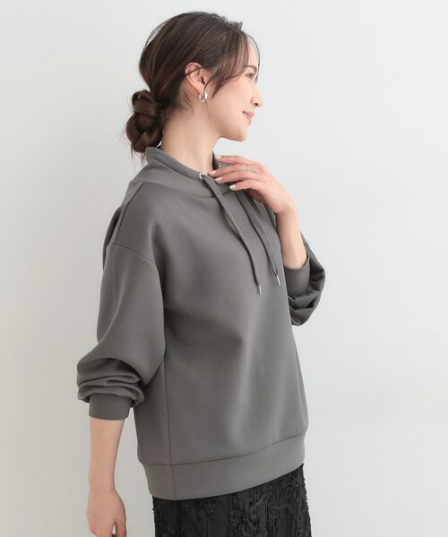 SHOO・LA・RUE / シューラルー カットソー | 【S-LL】なめらかタッチ もちさら ニュアンス襟トップス | 詳細2