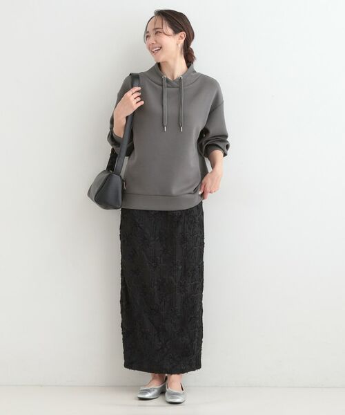 SHOO・LA・RUE / シューラルー カットソー | 【S-LL】なめらかタッチ もちさら ニュアンス襟トップス | 詳細3