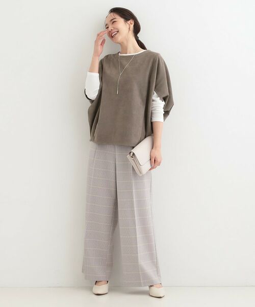 SHOO・LA・RUE / シューラルー その他トップス | 【2点セット】ポンチョ風スウェードトップス×ロンT | 詳細11