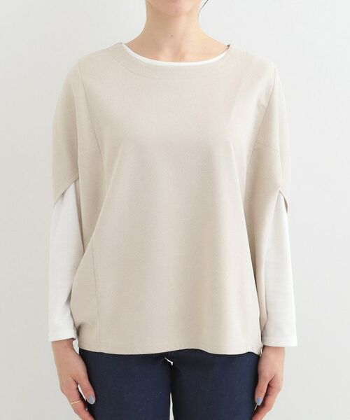 SHOO・LA・RUE / シューラルー その他トップス | 【2点セット】ポンチョ風スウェードトップス×ロンT | 詳細13