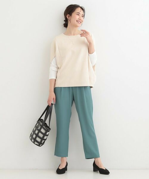 SHOO・LA・RUE / シューラルー その他トップス | 【2点セット】ポンチョ風スウェードトップス×ロンT | 詳細3