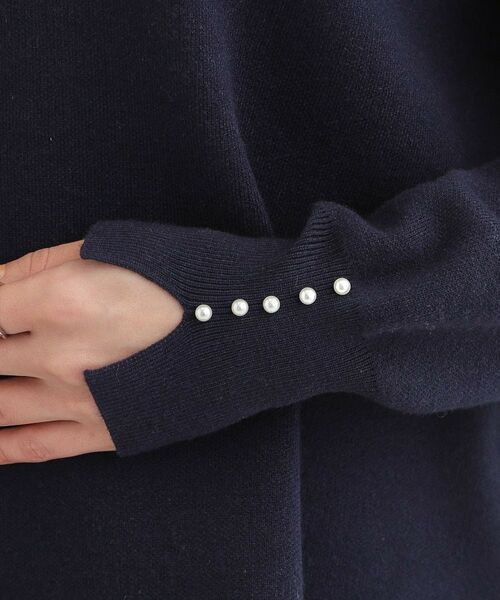 SHOO・LA・RUE / シューラルー ニット・セーター | 【セットアップ可/S－LL】新色追加 インせず着られる 洗えるもちもち裾ラウンドニット | 詳細12