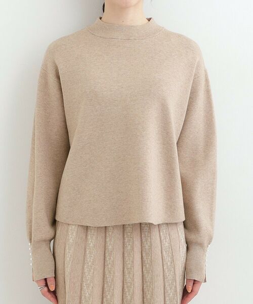 SHOO・LA・RUE / シューラルー ニット・セーター | 【セットアップ可/S－LL】新色追加 インせず着られる 洗えるもちもち裾ラウンドニット | 詳細13