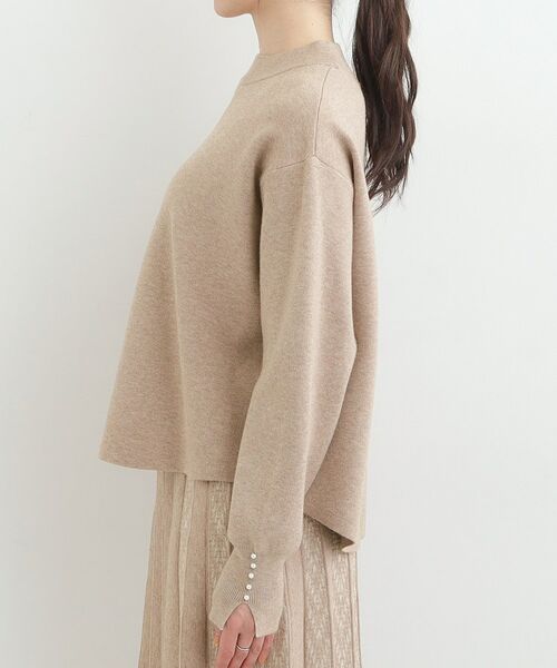 SHOO・LA・RUE / シューラルー ニット・セーター | 【セットアップ可/S－LL】新色追加 インせず着られる 洗えるもちもち裾ラウンドニット | 詳細14
