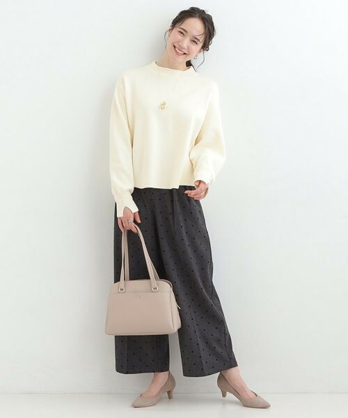 SHOO・LA・RUE / シューラルー ニット・セーター | 【セットアップ可/S－LL】新色追加 インせず着られる 洗えるもちもち裾ラウンドニット | 詳細3