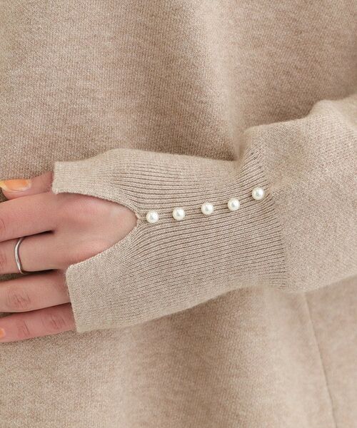 SHOO・LA・RUE / シューラルー ニット・セーター | 【セットアップ可/S－LL】新色追加 インせず着られる 洗えるもちもち裾ラウンドニット | 詳細8