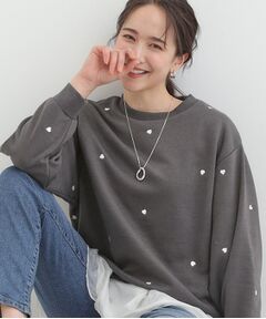 SHOO・LA・RUE / シューラルー スウェット | 刺繍アソート裏起毛スウェット