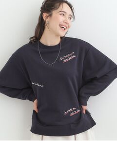 SHOO・LA・RUE / シューラルー スウェット | 刺繍アソート裏起毛スウェット
