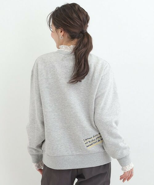 SHOO・LA・RUE / シューラルー スウェット | 刺繍アソート裏起毛スウェット | 詳細10