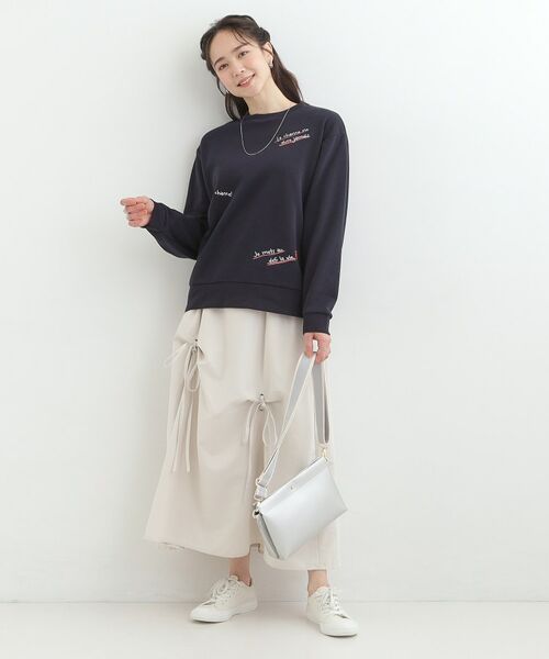 SHOO・LA・RUE / シューラルー スウェット | 刺繍アソート裏起毛スウェット | 詳細15