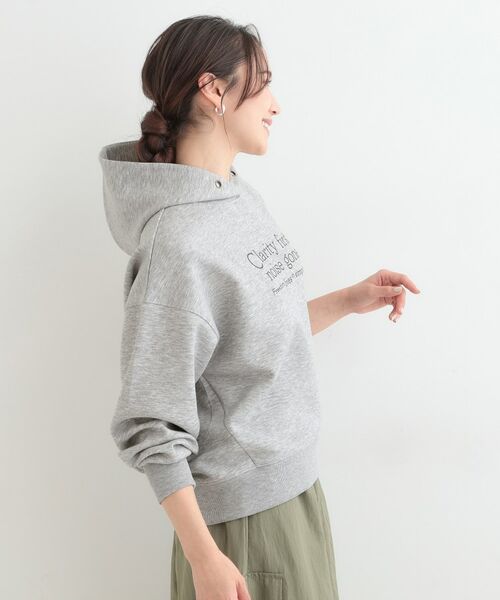 SHOO・LA・RUE / シューラルー パーカー | 【S-LL/なめらかタッチ】ロゴフーディ | 詳細2