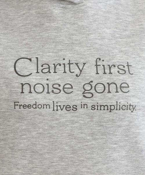 SHOO・LA・RUE / シューラルー パーカー | 【S-LL/なめらかタッチ】ロゴフーディ | 詳細4