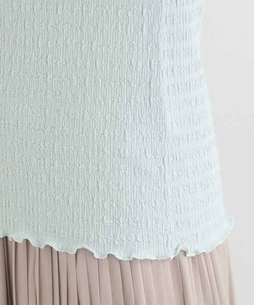 SHOO・LA・RUE / シューラルー カットソー | 【洗濯機可/S-LL】レイヤードスタイルにも ぽこぽこジャカード ハイネックトップス | 詳細18