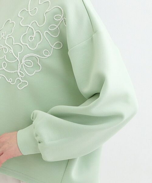 SHOO・LA・RUE / シューラルー カットソー | お花ロープ刺繍ダンボールトップス | 詳細17