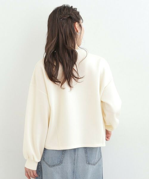 SHOO・LA・RUE / シューラルー カットソー | お花ロープ刺繍ダンボールトップス | 詳細2