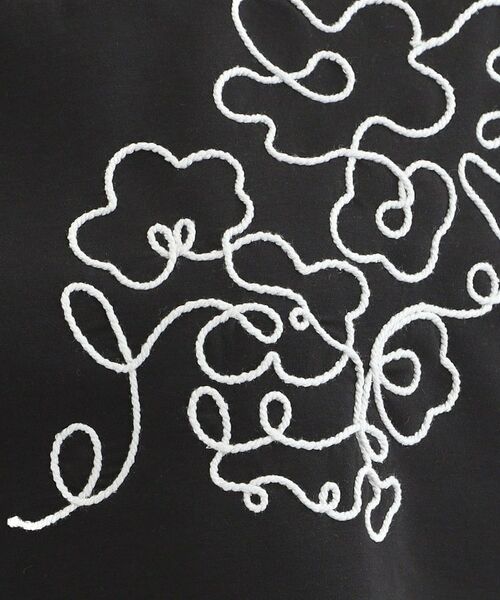 SHOO・LA・RUE / シューラルー カットソー | お花ロープ刺繍ダンボールトップス | 詳細8