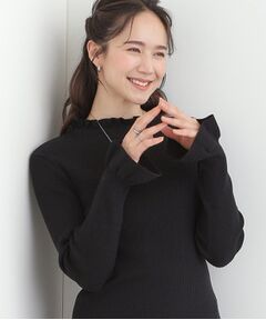 SHOO・LA・RUE / シューラルー ニット・セーター | 【S-LL】ミニフリルで上品に リブニット