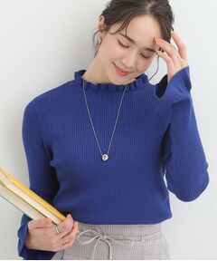 SHOO・LA・RUE / シューラルー ニット・セーター | 【S-LL】ミニフリルで上品に リブニット