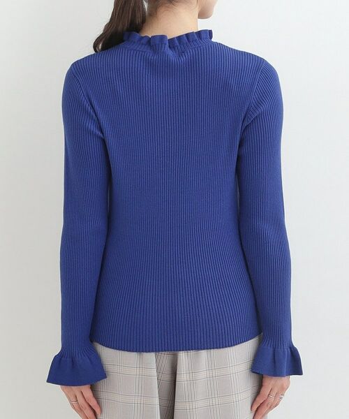 SHOO・LA・RUE / シューラルー ニット・セーター | 【S-LL】ミニフリルで上品に リブニット | 詳細19