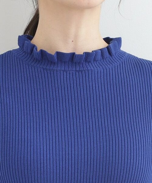 SHOO・LA・RUE / シューラルー ニット・セーター | 【S-LL】ミニフリルで上品に リブニット | 詳細20