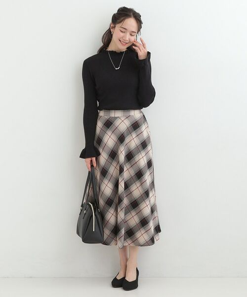 SHOO・LA・RUE / シューラルー ニット・セーター | 【S-LL】ミニフリルで上品に リブニット | 詳細7