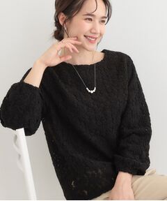 SHOO・LA・RUE / シューラルー シャツ・ブラウス | お花起毛レーストップス