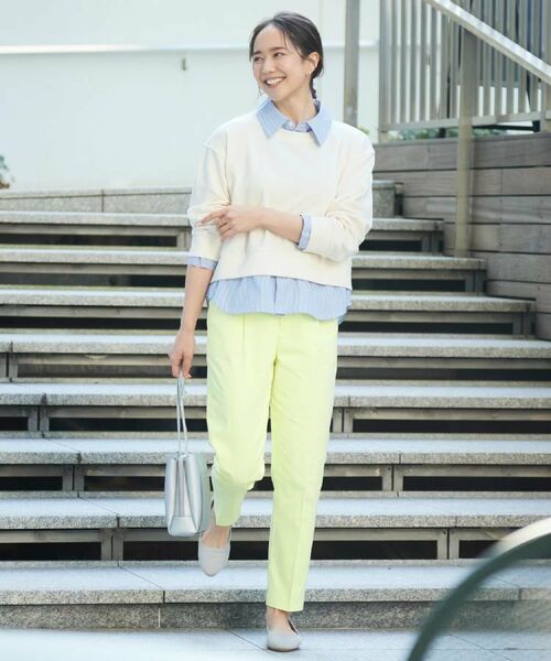 SHOO・LA・RUE / シューラルー スウェット | 【洗濯機可】1枚でサマ見え シャツレイヤード風 スウェット | 詳細23