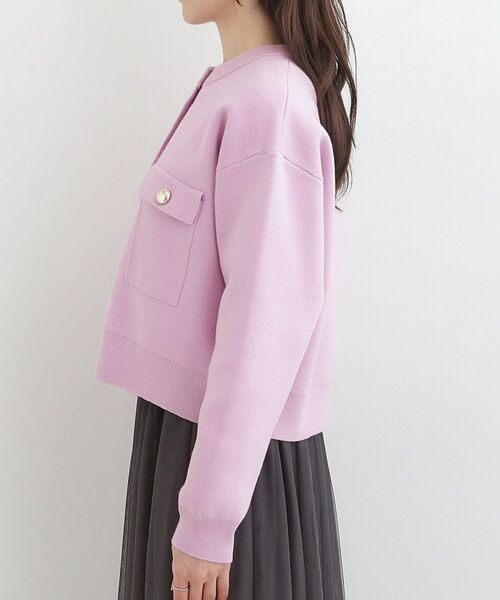 SHOO・LA・RUE / シューラルー カーディガン・ボレロ | 金ボタンがアクセント ニットジャケット | 詳細14