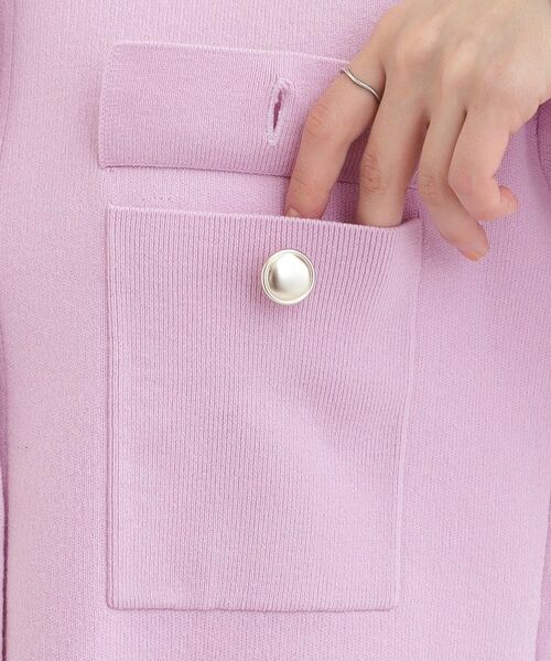 SHOO・LA・RUE / シューラルー カーディガン・ボレロ | 金ボタンがアクセント ニットジャケット | 詳細17