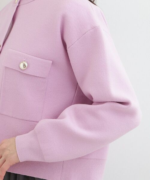 SHOO・LA・RUE / シューラルー カーディガン・ボレロ | 金ボタンがアクセント ニットジャケット | 詳細18