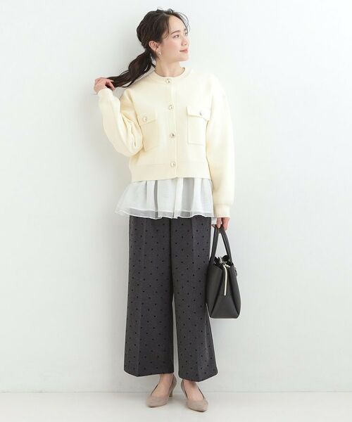 SHOO・LA・RUE / シューラルー カーディガン・ボレロ | 金ボタンがアクセント ニットジャケット | 詳細3