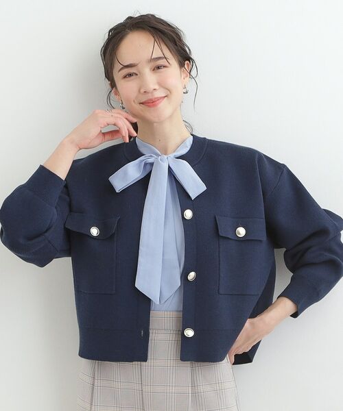 SHOO・LA・RUE / シューラルー カーディガン・ボレロ | 金ボタンがアクセント ニットジャケット | 詳細9