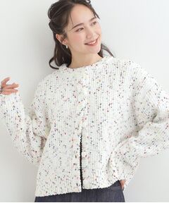 SHOO・LA・RUE / シューラルー カーディガン・ボレロ | 【前後2WAY】ぽこぽこニットカーディガン