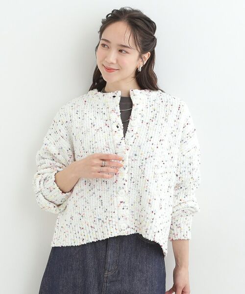 SHOO・LA・RUE / シューラルー カーディガン・ボレロ | 【前後2WAY】ぽこぽこニットカーディガン | 詳細1