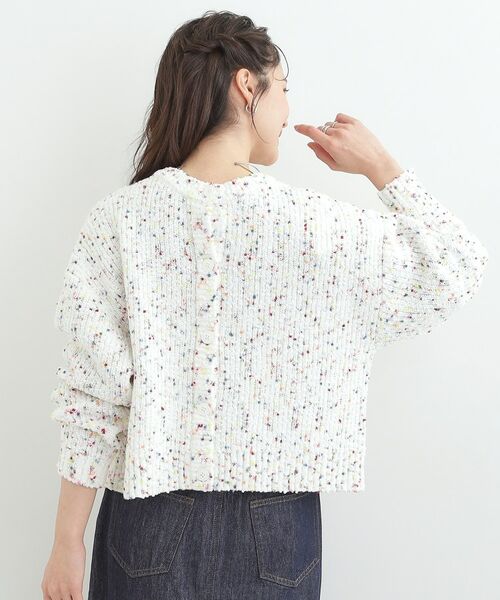 SHOO・LA・RUE / シューラルー カーディガン・ボレロ | 【前後2WAY】ぽこぽこニットカーディガン | 詳細4