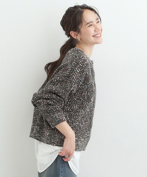 SHOO・LA・RUE / シューラルー カーディガン・ボレロ | 【前後2WAY】ぽこぽこニットカーディガン | 詳細9
