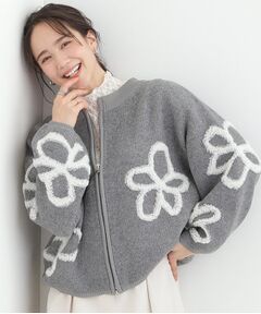 SHOO・LA・RUE / シューラルー カーディガン・ボレロ | ダブルZIP柄カーディガン