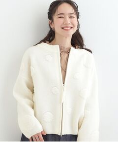 SHOO・LA・RUE / シューラルー カーディガン・ボレロ | ダブルZIP柄カーディガン