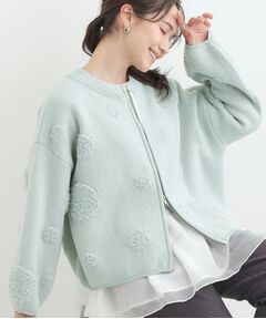 SHOO・LA・RUE / シューラルー カーディガン・ボレロ | ダブルZIP柄カーディガン