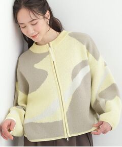 SHOO・LA・RUE / シューラルー カーディガン・ボレロ | ダブルZIP柄カーディガン