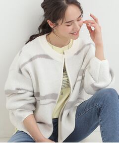 SHOO・LA・RUE / シューラルー カーディガン・ボレロ | ダブルZIP柄カーディガン