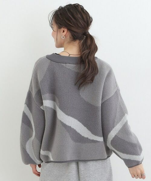 SHOO・LA・RUE / シューラルー カーディガン・ボレロ | ダブルZIP柄カーディガン | 詳細10