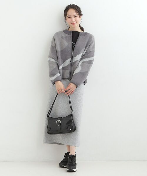 SHOO・LA・RUE / シューラルー カーディガン・ボレロ | ダブルZIP柄カーディガン | 詳細11