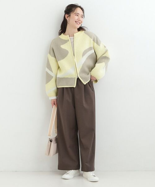 SHOO・LA・RUE / シューラルー カーディガン・ボレロ | ダブルZIP柄カーディガン | 詳細15