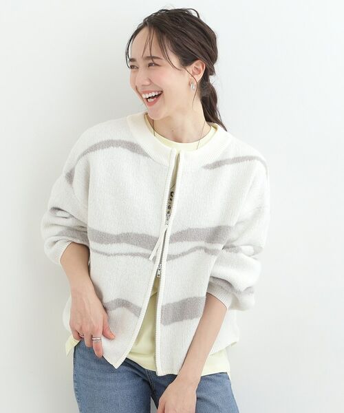 SHOO・LA・RUE / シューラルー カーディガン・ボレロ | ダブルZIP柄カーディガン | 詳細17