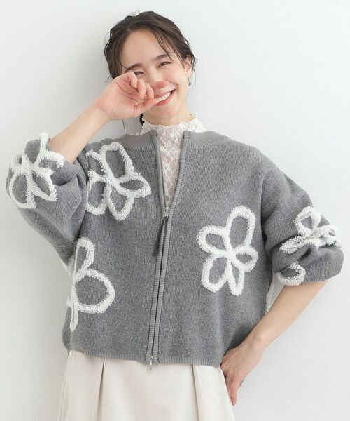 SHOO・LA・RUE / シューラルー カーディガン・ボレロ | ダブルZIP柄カーディガン | 詳細21