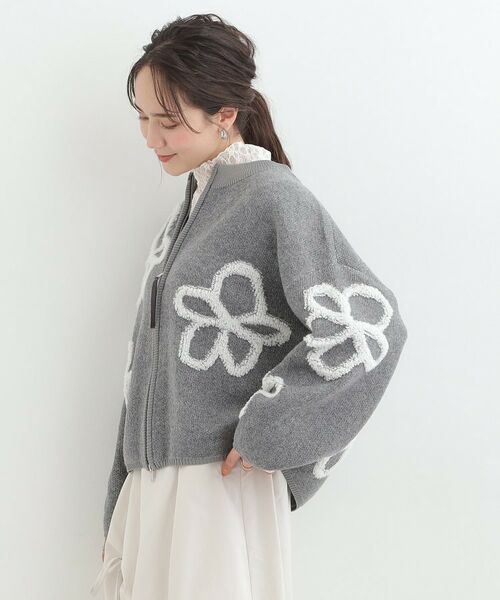 SHOO・LA・RUE / シューラルー カーディガン・ボレロ | ダブルZIP柄カーディガン | 詳細22