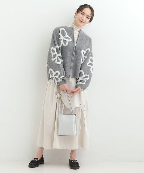 SHOO・LA・RUE / シューラルー カーディガン・ボレロ | ダブルZIP柄カーディガン | 詳細23